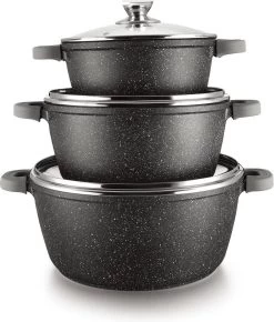 Cheffinger Steelpan Set 6-delig - 20-24-28cm - Zwart -Keukengerei Winkel 1023x1200 2