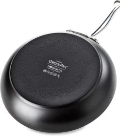 GreenPan Barcelona Infinity Pro Wokpan 28cm - Zwart - Inductie - PFAS-vrij -Keukengerei Winkel 1051x1200