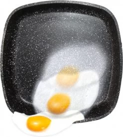 Herenthal Dubbele Grillpan - Ø 28 Cm - Koekenpan - Keramische Pan - Marmeren Coating Met Antiaanbaklaag - PFAS & PFOA Vrij - Pan - Grill - Vermindert Geur, Rook En Oliespatten - Zilver -Keukengerei Winkel 1082x1200 1