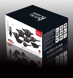 Royal Swiss® Pannenset - 33 Delig - Keramisch - Inductie - Afneembare Handgrepen - Geschikt Voor Oven - Zwart -Keukengerei Winkel 1120x1200 7