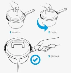 BK Flow Cool Pannenset - 9-delig - Veilig Afgietsysteem - Inductie -Keukengerei Winkel 1167x1200
