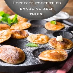 IRONO Poffertjespan Set - Incl. Doseerfles, Kwast En Vork - Poffertjespan Inductie En Electrisch - Poffertjesmaker 19 Poffertjes - Poffertjes Maken - Spuitfles - Cadeau Voor Mannen En Vrouwen -Keukengerei Winkel 1198x1200 6