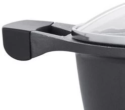 Royalty Line - Marble Soep/braadpan - Met Glazen Deksel Zwart - 24 CM. RL-BS24ML -Keukengerei Winkel 1200x1065