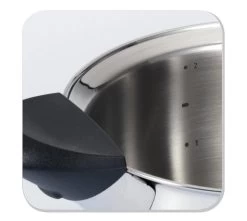 BK Q-linair Classic Pannenset - 5 Delig - RVS - Veilig Afgietsysteem - Inductie -Keukengerei Winkel 1200x1075 13