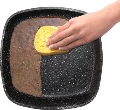 Herenthal Dubbele Grillpan - Ø 28 Cm - Koekenpan - Keramische Pan - Marmeren Coating Met Antiaanbaklaag - PFAS & PFOA Vrij - Pan - Grill - Vermindert Geur, Rook En Oliespatten - Zilver -Keukengerei Winkel 1200x1097 1