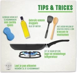 GreenChef Vintage Steelpan 16cm/1.6L - Zwart - Inductie - PFAS-vrij -Keukengerei Winkel 1200x1135 4