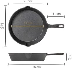 Blackwell Koekenpannenset - Gietijzer - ø 16, 20 En 25 Cm - Zonder Anti-aanbaklaag 18 Blackwell Koekenpannenset - Gietijzer - ø 16, 20 En 25 Cm - Zonder Anti-aanbaklaag -Keukengerei Winkel 1200x1141