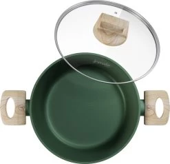 Forest, Braadpan Met Deksel – Ø 16 Cm – 100% Gerecycled Aluminium – Geschikt Voor Alle Warmtebronnen - Duurzame Pan – PFOA Vrij – Sudderpan – Stoofpan – 2.5 L -Keukengerei Winkel 1200x1155 6