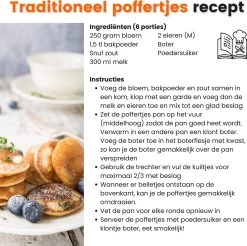 Kicinn Poffertjespan - Poffertjesmaker - Poffertjespan Inductie - Ø 24 Cm - 19 Poffertjes - Inclusief Handvaten -Keukengerei Winkel 1200x1194 3