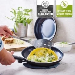 GreenPan Cambridge Hapjespan Met Deksel 28cm - Zwart - Inductie - PFAS-vrij -Keukengerei Winkel 1200x1200 1008