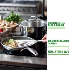 GreenChef Profile Plus Koekenpan 24cm - Zilverkleurig - Inductie - PFAS-vrij 14 GreenChef Profile Plus Koekenpan 24cm - Zilverkleurig - Inductie - PFAS-vrij -Keukengerei Winkel 1200x1200 22