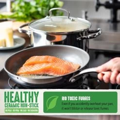 GreenChef Profile Plus Koekenpan 24cm - Zilverkleurig - Inductie - PFAS-vrij 17 GreenChef Profile Plus Koekenpan 24cm - Zilverkleurig - Inductie - PFAS-vrij -Keukengerei Winkel 1200x1200 24