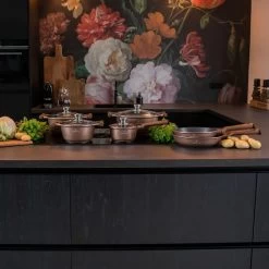 Herenthal Inductie Pannenset- Luxe 10-delige Koekenpannenset - Voor Alle Warmtebronnen - Met Glazen Deksels - Koper -Keukengerei Winkel 1200x1200 255