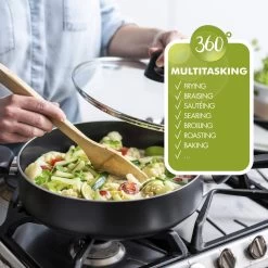 GreenPan Memphis Pannenset - 20-delig - Zwart - Inductie - PFAS-vrij -Keukengerei Winkel 1200x1200 268