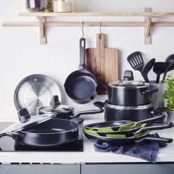 GreenPan Memphis Pannenset - 20-delig - Zwart - Inductie - PFAS-vrij -Keukengerei Winkel 1200x1200 269