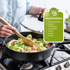 GreenPan Memphis Pannenset - 4-delig - Zwart - Inductie - PFAS-vrij -Keukengerei Winkel 1200x1200 301