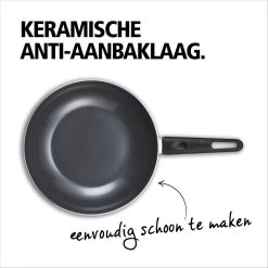 BRABANTIA INDU+ Wokpan - Keramische Antiaanbaklaag - Ø 28 Cm - Inductie - Pfas Vrij -Keukengerei Winkel 1200x1200 379
