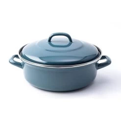 BK Fortalit Braadpan Ø 28 Cm - Blauw - Emaille - Inductie -Keukengerei Winkel 1200x1200 419