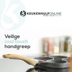 Culistar Pannenkoekenpan Inductie - Pancake Pan - Omeletpan - Omeletmaker - Eierpan - Inclusief Receptenboekje -Keukengerei Winkel 1200x1200 697