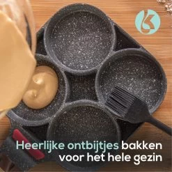 Culistar Pannenkoekenpan Inductie - Pancake Pan - Omeletpan - Omeletmaker - Eierpan - Inclusief Receptenboekje -Keukengerei Winkel 1200x1200 702