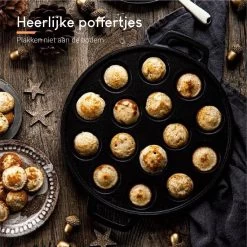 Ocina Poffertjespan – Combo Pack – 19 Poffertjes – Poffertjesmaker – Poffertjespan Inductie – Poffertjespan Electrisch – Gietijzeren Pan - Inclusief Doseerfles, Handvaten, 6x Poffertjesvorken En Invetkwast – Gratis Receptenboek 15 Ocina Poffertjespan – Combo Pack – 19 Poffertjes – Poffertjesmaker – Poffertjespan Inductie – Poffertjespan Electrisch – Gietijzeren Pan - Inclusief Doseerfles, Handvaten, 6x Poffertjesvorken En Invetkwast – Gratis Receptenboek -Keukengerei Winkel 1200x1200 720