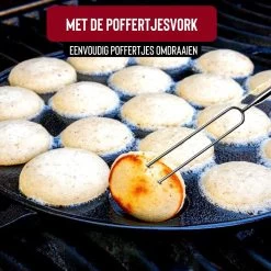 Rednas Poffertjespan Pakket - Incl. Luxe Giftbox - Incl.Bakkwast/Vork/Doseerfles - RVS/Gietijzer -Keukengerei Winkel 1200x1200 784