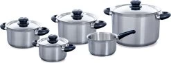 BK Karaat+ Pannenset - 5-delig - RVS – Geschikt Voor Alle Warmtebronnen -Keukengerei Winkel 1200x445