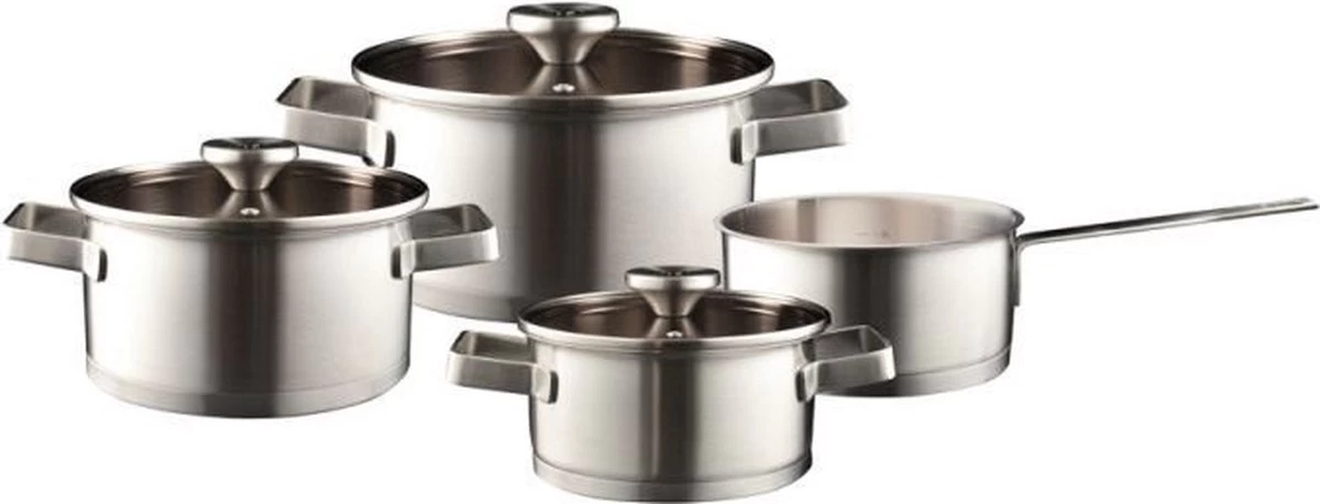 Herman Den Blijker 4-delige RVS Pannenset 6 Herman Den Blijker 4-delige RVS Pannenset - Afbeelding 6