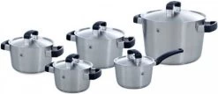 BK Conical Cool Glas Pannenset - 5-delig - Glazen Deksels - Geschikt Voor Alle Warmtebronnen -Keukengerei Winkel 1200x518