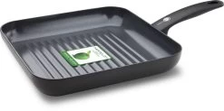 GreenPan Cambridge Grillpan 28cm - Zwart - Inductie - PFAS-vrij -Keukengerei Winkel 1200x599 2