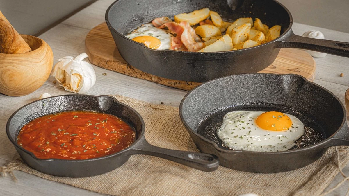 Blackwell Koekenpannenset - Gietijzer - ø 16, 20 En 25 Cm - Zonder Anti-aanbaklaag 3 Blackwell Koekenpannenset - Gietijzer - ø 16, 20 En 25 Cm - Zonder Anti-aanbaklaag - Afbeelding 3