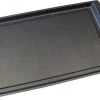 Eurolux Teppanyaki Plaat Met Grepen - 41 X 24 X 2.5 Cm - Zwart - Aluminium - Geschikt Voor Alle Warmtebronnen
