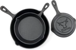 Gietijzeren Pannenset - Cast Iron Skillets - BBQ Skilletset -Keukengerei Winkel 1200x786