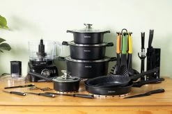 Swiss Pro+ - SWP41D22 - Pannenset 41 Delig - Foodprocessor - Messenblok 8 Delig - Kookgerei Set Met Houder 7 Delig - Starters Pakket - 2022 Serie - Limited Edition -uitzet -Keukengerei Winkel 1200x799 64