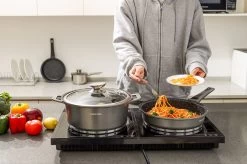 Swiss Pro+ | Set 14 Delige Pannenset | Inductie - Pannensets - Glazen Deksel - Met Afneembare Handgreep - Marmeren Interieur -PFAS-vrij | Grey / Silver -Keukengerei Winkel 1200x799 66
