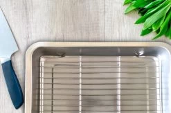 YUGN COMBI Set Braadslede Ovenschaal Combi Braadslee Oven Set - 2x Braadslede Met Rooster Voor Ovengerechten - 36x27x7CM En 40x30x7CM En Inclusief Bakkwast - Cadeau- Cadeautip -Keukengerei Winkel 1200x799 71