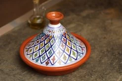 CRAFLAIR ~ Tajine ~ Ø 30 Cm ~ Geschikt Voor Inductie - Adapter ~ Handgemaakt ~ Geglazuurd Keramiek -Keukengerei Winkel 1200x800 82