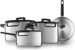 BergHOFF GEM Downdraft Pannenset - 7 Delige Set - 4 Pannen