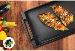 Eurolux Teppanyaki Plaat Met Grepen - 41 X 24 X 2.5 Cm - Zwart - Aluminium - Geschikt Voor Alle Warmtebronnen -Keukengerei Winkel 1200x815 3