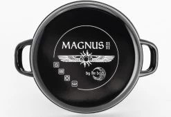 Lite-Body - Magnus Soeppan / Stamppotpan Met Deksel - Ø 24 Cm/ 8l - Emaille - Grijs -Keukengerei Winkel 1200x827 2