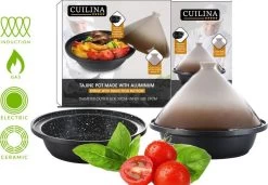 CUILINA Tajine Ø 30 Cm Geschikt Voor Alle Kookplaten, Inclusief Inductie. -Keukengerei Winkel 1200x831
