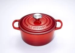 Le Creuset Signature Braadpan - 4,2 L - 24 Cm - Kersenrood -Keukengerei Winkel 1200x839 1
