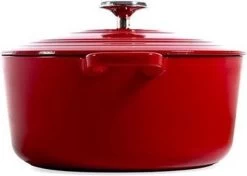 BK Bourgogne Braadpan Ø 24 Cm - Rood - Gietijzer - Inductie 13 BK Bourgogne Braadpan Ø 24 Cm - Rood - Gietijzer - Inductie -Keukengerei Winkel 1200x855