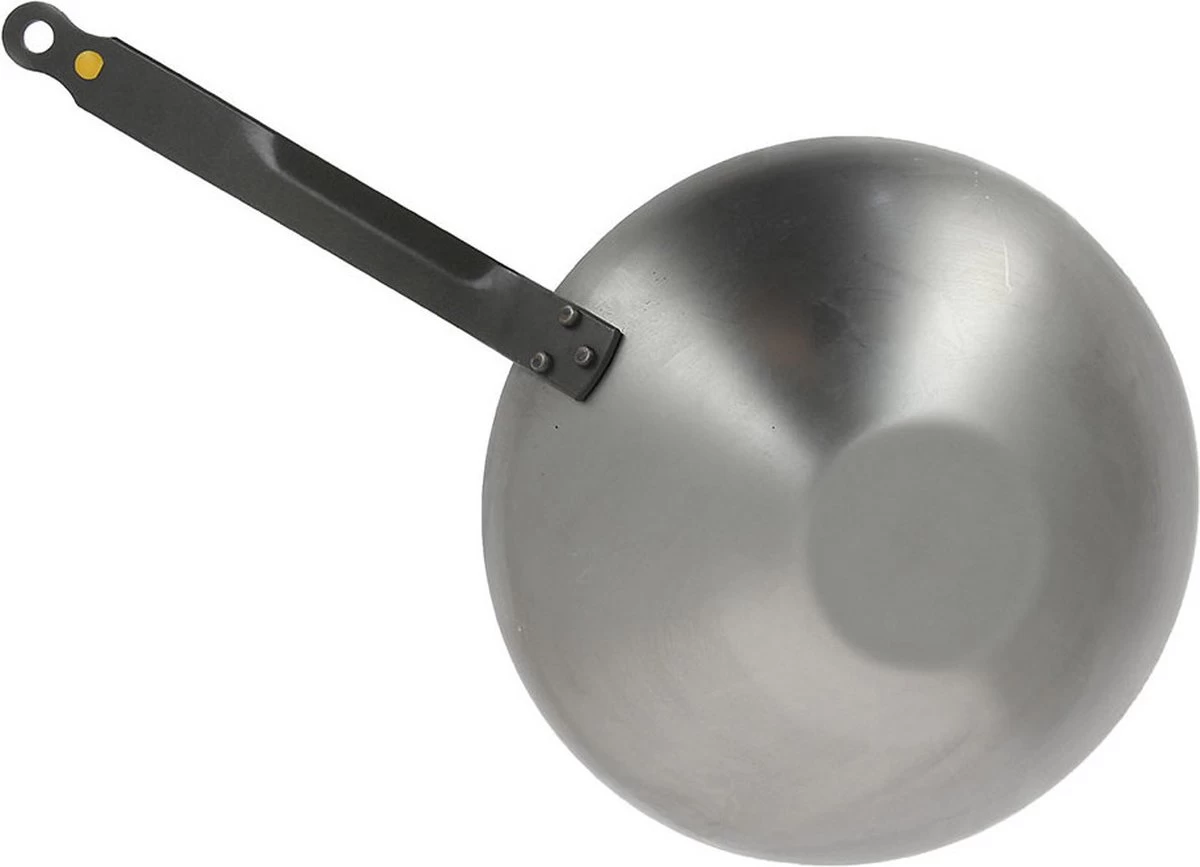 DeBuyer - Mineral B Wok 40cm - Staal - Tegengreep 2 DeBuyer - Mineral B Wok 40cm - Staal - Tegengreep - Afbeelding 2