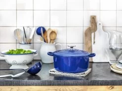 BK Bourgogne Braadpan Ø 24 Cm - Blauw - Gietijzer - Inductie -Keukengerei Winkel 1200x900 25