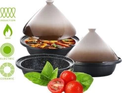 CUILINA Tajine Ø 30 Cm Geschikt Voor Alle Kookplaten, Inclusief Inductie. -Keukengerei Winkel 1200x916 1