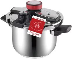 Royal Swiss Snelkookpan / Couscous Pan - 2 In 1 - 10 Liter - Ø 26 Cm - RVS - Inductie - Automatische Sluiting -Keukengerei Winkel 1200x976 2