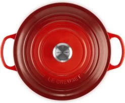 Le Creuset Braadpan Signature Kersenrood - ø 28 Cm / 6.7 Liter -Keukengerei Winkel 1200x988 2