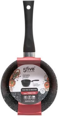 5Five - Steelpan/sauspan - Alle Kookplaten Geschikt - Zwart - D16 Cm 10 5Five - Steelpan/sauspan - Alle Kookplaten Geschikt - Zwart - D16 Cm -Keukengerei Winkel 604x1200