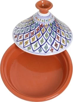 CRAFLAIR ~ Tajine ~ Ø 30 Cm ~ Geschikt Voor Inductie - Adapter ~ Handgemaakt ~ Geglazuurd Keramiek -Keukengerei Winkel 860x1200